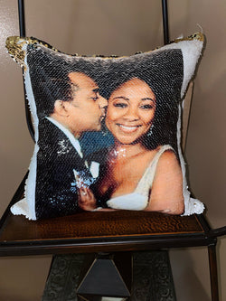 Custom Sequin Pillow